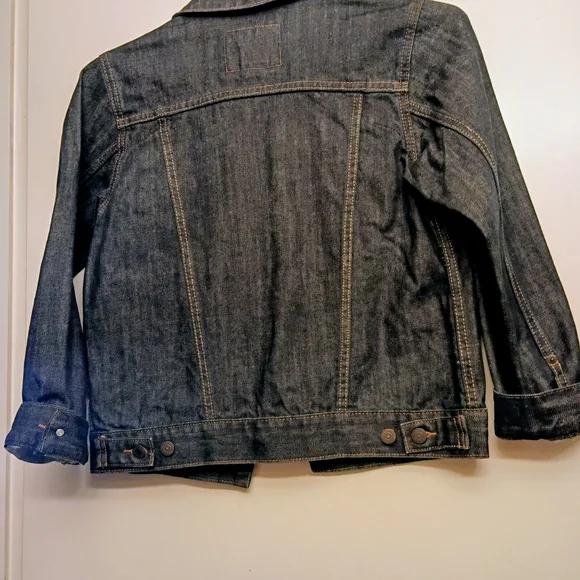 NWOT Levi's Dark Blue Denim Jacket Sz M - Picture 2 of 6